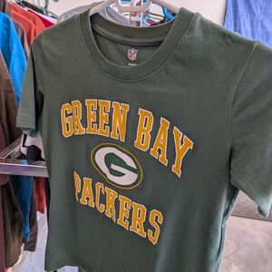 NFL Green Bay Packers Youth Tee - Dark Green and Gold